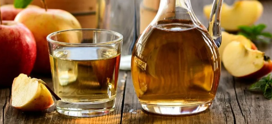 Receta de bebida de vinagre de manzana